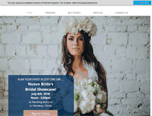 Tablet Screenshot of nuovobride.com